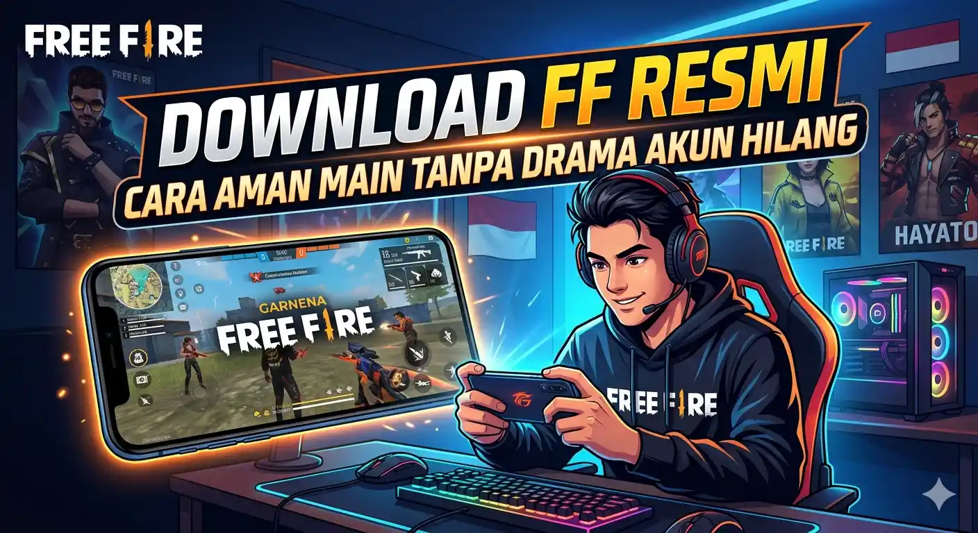 Download FF Resmi, Cara Aman Main Tanpa Drama Akun Hilang